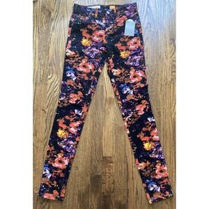 NWT Anthropologie Pilcro and the Letterpress Pants Size 25 Serif Corduroy Floral